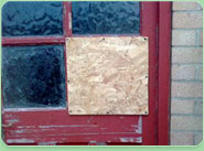 boarded up Fleetwood